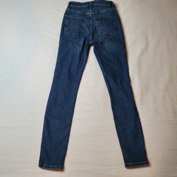 Free People We the Free Womens Size 26 Sabrina Distressed Skinny Jeans Blue - Picture 5 of 9